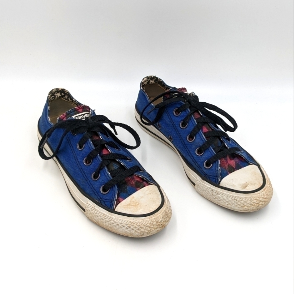 Converse Blue Sneaker Shoe 3 Men 5 Women